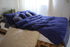 YM Light Luxury Natural Hemp General Sesame Enzyme Water Washing Four Sets Of Bedding Plain Color Cool Quilt Bedclothes Pillowcase - Bastine