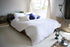 YM Light Luxury Natural Hemp General Sesame Enzyme Water Washing Four Sets Of Bedding Plain Color Cool Quilt Bedclothes Pillowcase - Bastine
